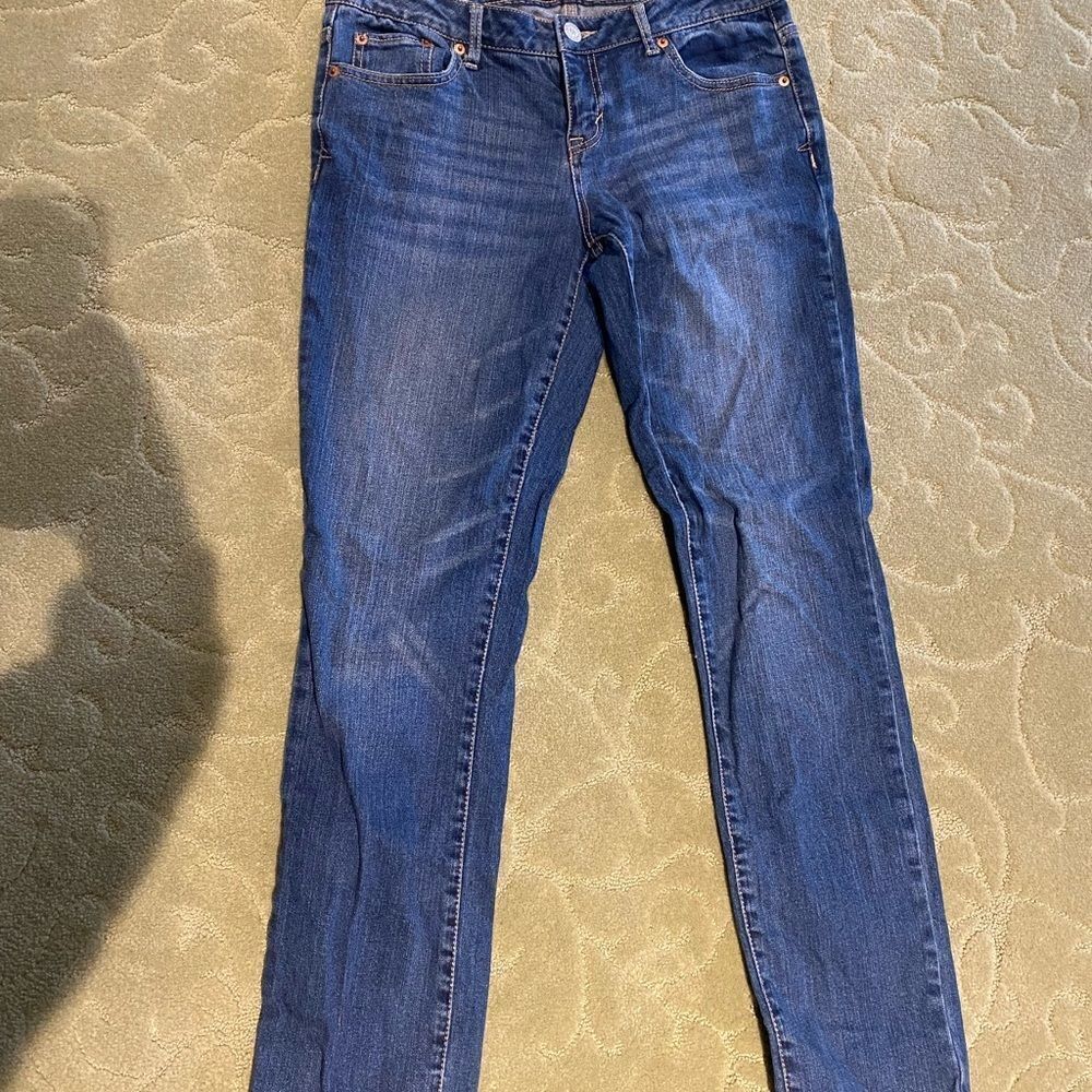 Medium Wash Blue Skinny Jeans
